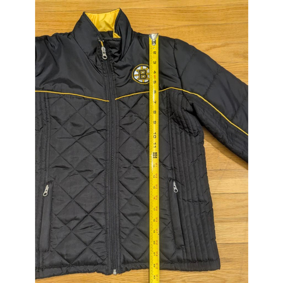 Boston Bruins NHL Quilted Puffer Jacket Women's Small - Picture 8 of 11